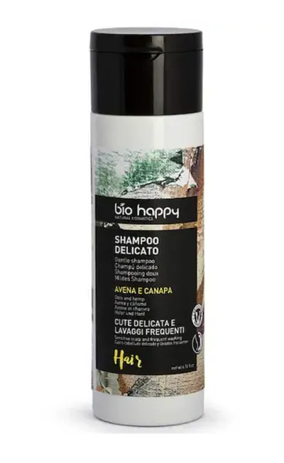 Bio Happy Hair, Shampoo Delicato (Delikatny szampon do włosów `Owies i konopie`)