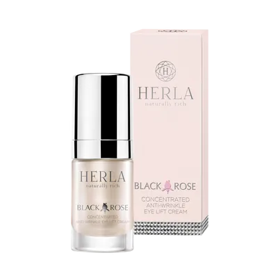 Herla Black Rose, Concentrated Anti-Wrinkle Eye Lift Cream (Skoncentrowany przeciwzmarszczkowy krem liftingujący do okolic oczu)