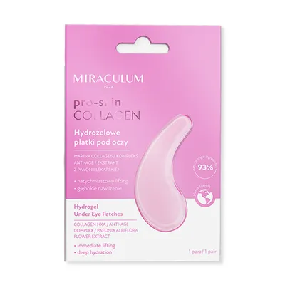 Miraculum Pro-Skin Collagen, Hydrożelowe płatki pod oczy