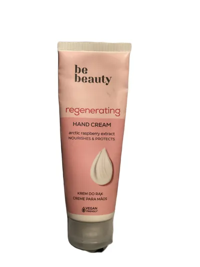 bebeauty Nourishes & Protect, Regenerating Hand Cream with  Arctic Raspberry Extract (Regenerujący krem do rąk)