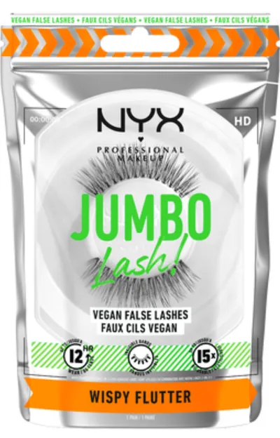 NYX Professional Makeup Jumbo Lashes Wispy Flutter (Sztuczne rzęsy wegańskie)