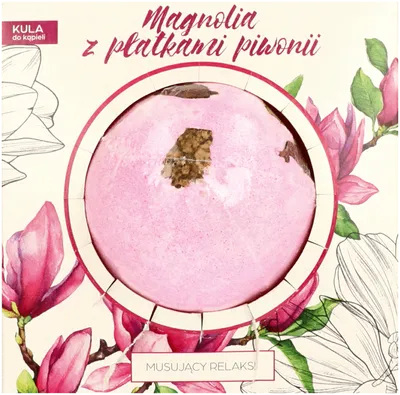 Tso Moriri Kula do kąpieli `Magnolia z płatkami piwonii`