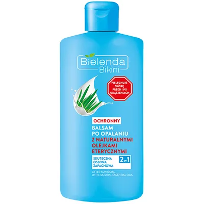Bielenda Bikini, Balsam po opalaniu z naturalnymi olejkami eterycznymi 2 w 1