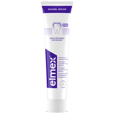 Elmex Enamel Repair, Micro-Repairing Technology, Toothpaste (Pasta do zębów odbudowująca i wzmacniająca szkliwo)
