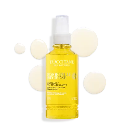 L'Occitane Immortelle Precieuse Proactive Skincare Cleansing Oil (Oczyszczający, olejek do demakijażu)