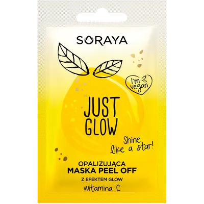 Soraya Just Glow, Opalizująca maska peel-off z efektem glow