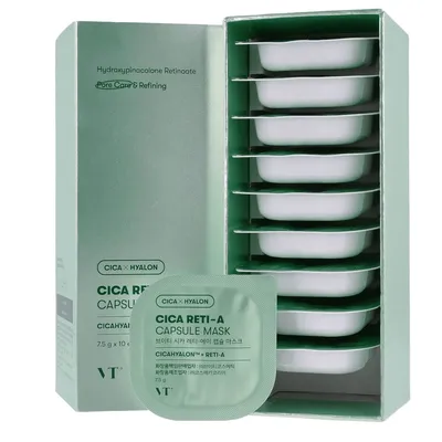VT Cosmetics Cica Reti-A, Capsule Mask (Maseczka w kapsułkach)