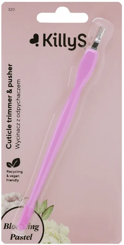 KillyS Blooming Pastel, Cuticle Trimmer & Pusher (Wycinacz do skórek z odpychaczem)