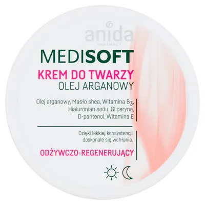 Anida Medisoft, Krem do twarzy odżywczo-regenerujący `Olej arganowy`