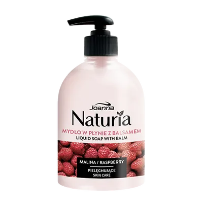 Joanna Naturia Body, Mydło w płynie z balsamem `Malina`