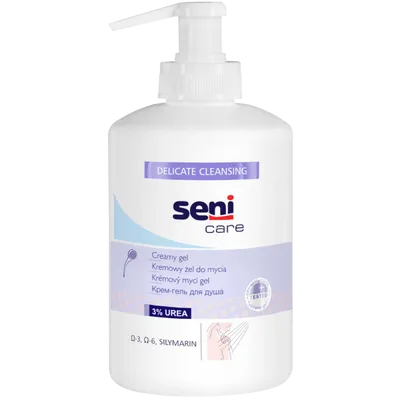 Seni Care Kremowy żel do mycia 3% Urea
