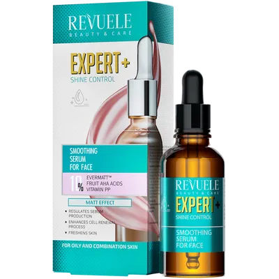 Revuele Beauty & Care, Expert+, Shine Control Smoothing Serum for Face (Wygładzające serum do twarzy)