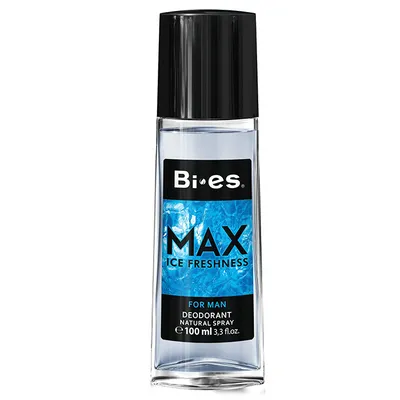 Bi-es Men Max Ice Freshness, Deodorant Spray (Dezodorant z atomizerem dla mężczyzn)