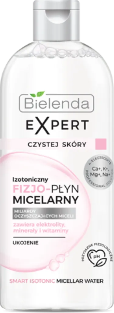 Bielenda Expert Czystej Skóry, Izotoniczny fizjo-płyn micelarny `Ukojenie`