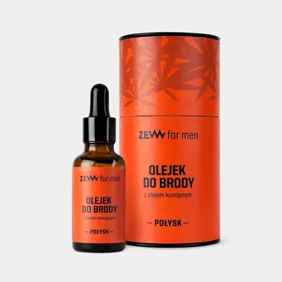 Zew For Men Olejek do brody z olejem konopnym `Połysk`