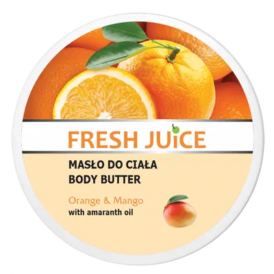 Fresh Juice Body Butter Orange & Mango with Amaranth Oil (Masło do ciała `Pomarańcza i mango z olejem z amarantusa`)