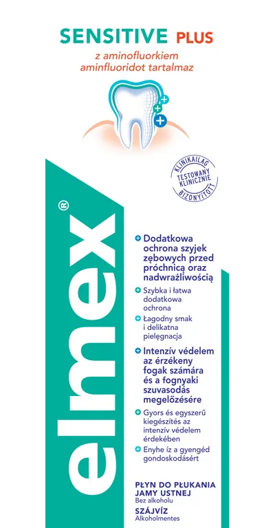 Elmex Sensitive Plus, Płyn do płukania jamy ustnej z aminofluorkiem