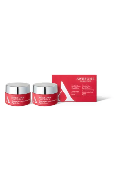 Awesome Cosmetics Pepti&Rise + Pepti&Renew, Zestaw kremów pod oczy i na powieki z peptydami