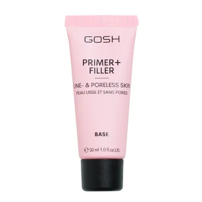 Gosh Primer + Filler, Line & Poreless Skin Base (Nawilżająco-wygładzająca baza pod makijaż)