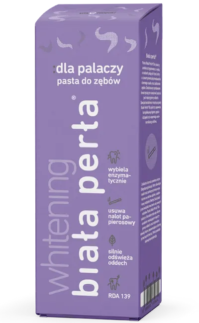 Biała Perła Whitening, Pasta do zębów dla palaczy
