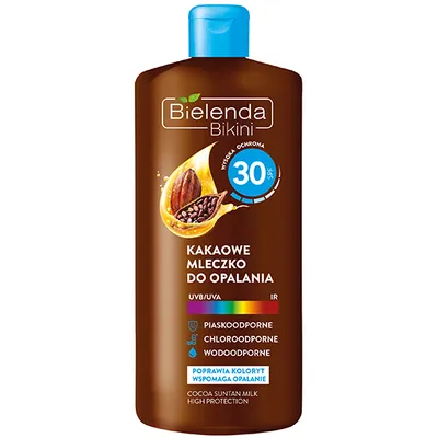 Bielenda Bikini, Kakaowe mleczko do opalania SPF30
