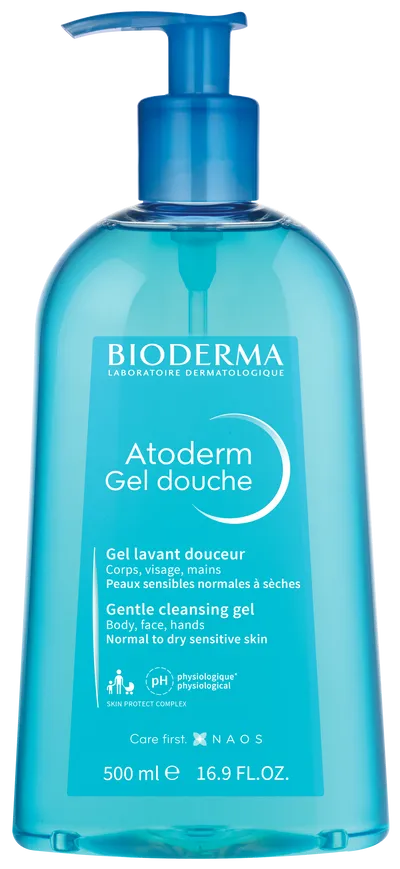 Bioderma Atoderm, Gel Douche (Zmiękczający żel oczyszczający do skóry suchej i normalnej)