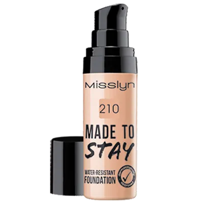Misslyn Made to Stay, Water-Resistant Foundation (Wodoodporny podkład)