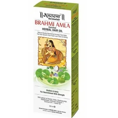Hesh Pharma Brahmi Amla, Enriched Herbal Hair Oil (Ayurvedyjski olejek do włosów z wyciągiem z brahmi i amli)