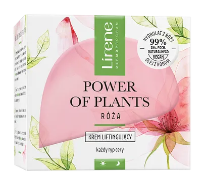 Lirene Dermoprogram Power of Plants, Krem liftingujący `Rose`