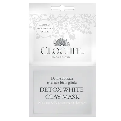 Clochee Detox White Clay Mask (Detoksykująca maska z białą glinką)