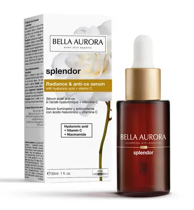 Bella Aurora Splendor, Vitamin C & Hyaluronic Acid Dropper (Serum rozświetlające)