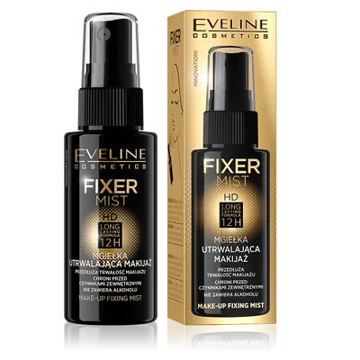 Eveline Cosmetics Fixer Mist HD Long Lasting Formula 12h (Mgiełka utrwalająca makijaż)