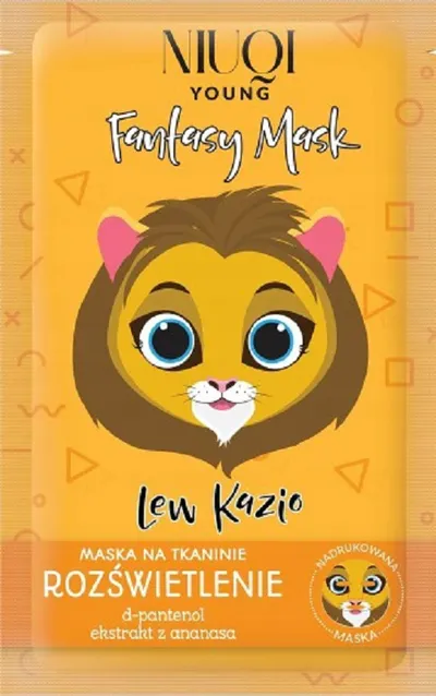 Niuqi Young, Fantasy Mask, Maska na tkaninie rozświetlająca `Lew Kazio`