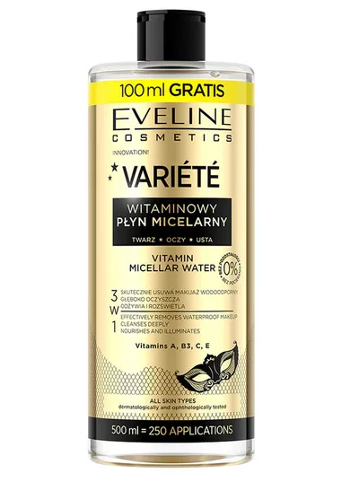 Eveline Cosmetics Variete, Vitamin Micellar Water (Witaminowy płyn micelarny)