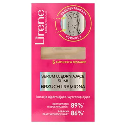 Lirene Dermoprogram Serum ujędrniające slim!, Kuracja ujędrniająco-wygładzająca brzuch i ramiona