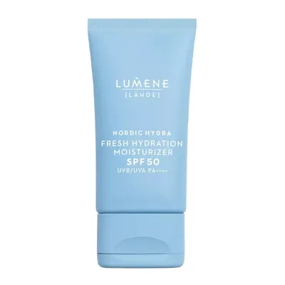 Lumene Nordic Hydra [Lahde], Fresh Hydration Moisturizer SPF 50 (Nawilżający krem do twarzy SPF 50)