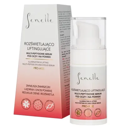 Senelle Illuminating and Lifting Multi-Peptide Eye And Eyelid Serum (Multi-Peptydowe serum pod oczy i na powieki)