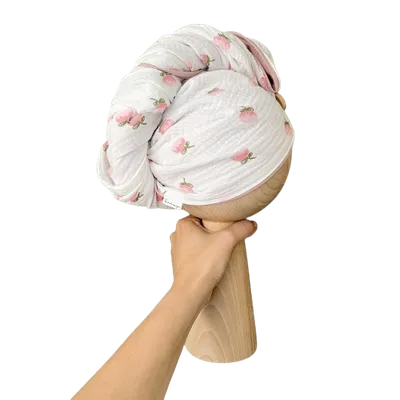 Bomoye Muślinowy turban do włosów