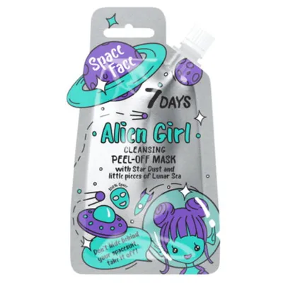 Vilenta 7 Days, Alien Girl Cleansing Peel-off Mask (Maseczka peel-off do twarzy)
