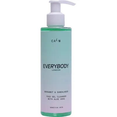 EveryBody London Calm, Face Gel Cleanser With Aloe Vera, Bergamot & Sandalwood (Żel do mycia twarzy Bergamotka & Drzewo sandałowe)