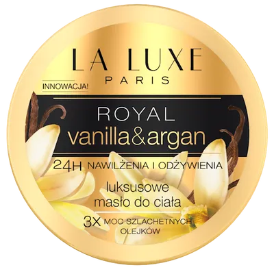 La Luxe Paris Royal Vanilla & Argan, Luksusowe masło do ciała