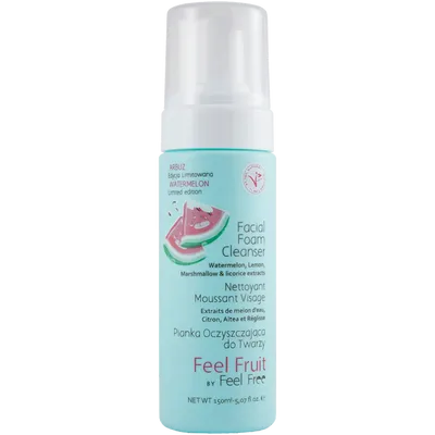 Feel Free Feel Fruit, Watermelon Facial Foam Cleanser (Pianka oczyszczająca do twarzy)