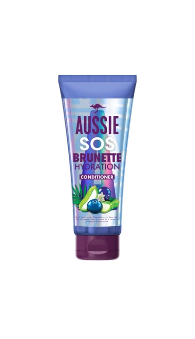 Aussie SOS Brunette, Hydration Conditioner (Wegańska odżywka nawilżająca do ciemnych włosów)