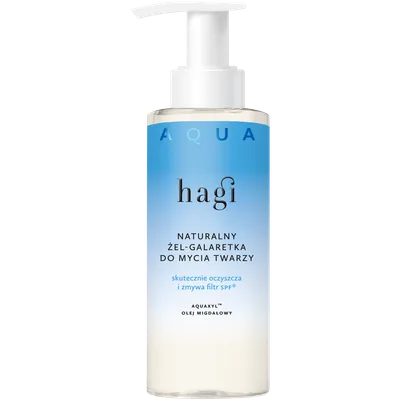 Hagi Aqua Zone, Naturalny żel-galaretka do mycia twarzy
