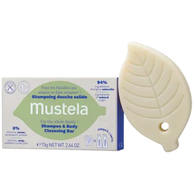 Mustela Shampoo & Body Cleansing Bar (Kostka do mycia ciała i włosów)