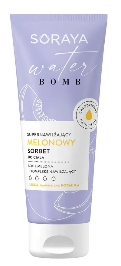 Soraya Water Bomb, Supernawilżający melonowy sorbet do ciała