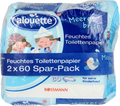 Alouette Papier toaletowy dla dzieci nawilżany