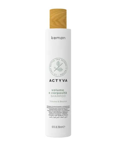Kemon Actyva Volume E Corposita Shampoo (Szampon nadający grubość i zwiększający objętość)
