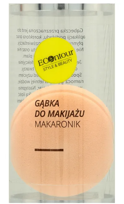 ECOntour Brush Factory Style & Beauty, Gąbka do makijażu makaronik