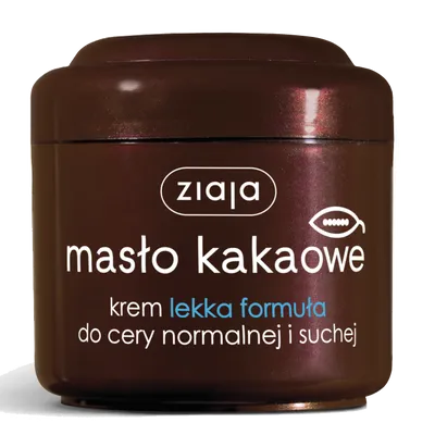 Ziaja Masło Kakaowe, Krem lekka formuła do cery normalnej i suchej (nowa wersja)